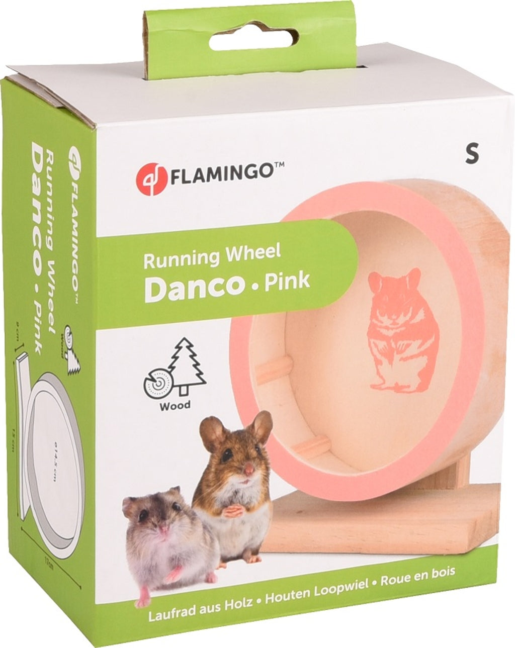 per a ejecricio de rosegador Danco de fusta color sal