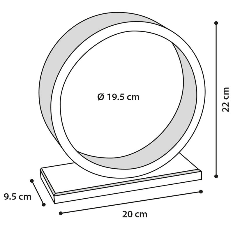 Danco de madera salmón M 19,5cm