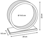 Danco de fusta salmó M 19,5 cm