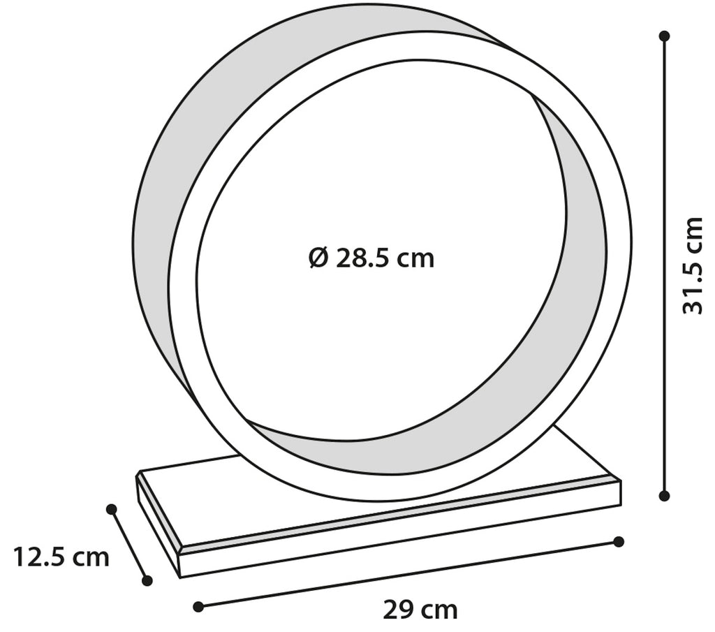 Danco de fusta salmó L 28,5 cm