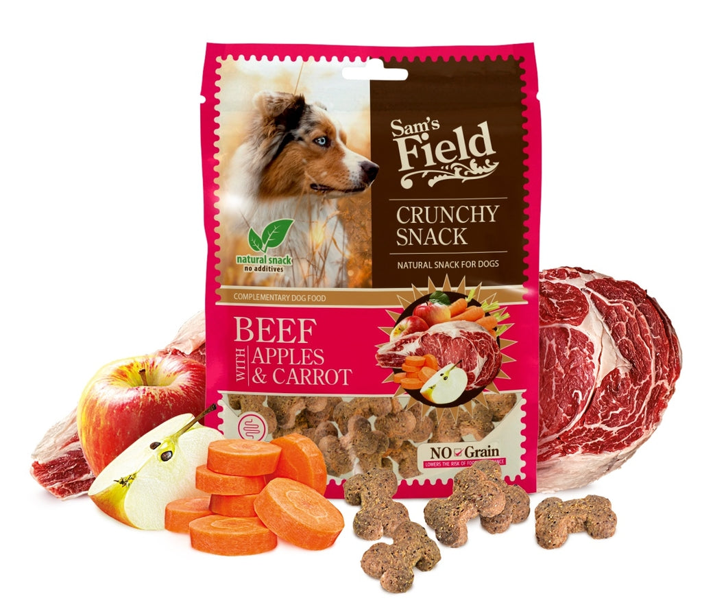 crunchy grain free ternera manzana zanahoria 200gr Imagen principal del producto