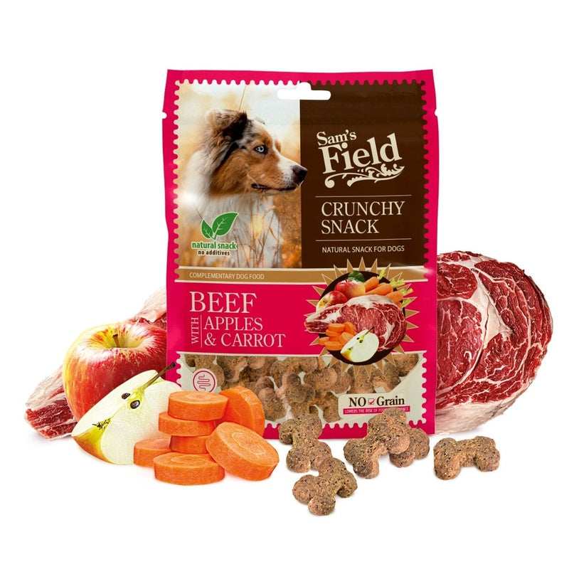 crunchy grain free ternera manzana zanahoria 200gr Imagen principal del producto