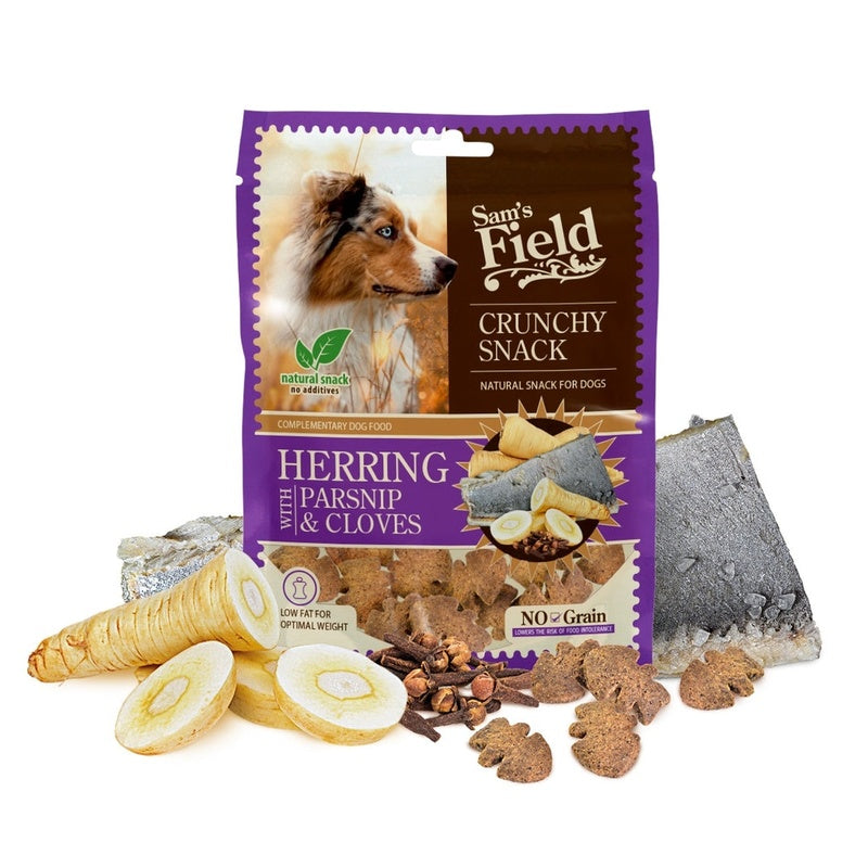 crunchy grain free arenque, chirivia, clavo 200 g Imatge principal del producte