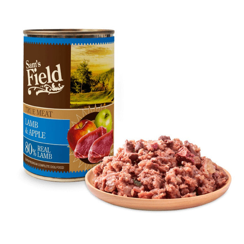 perro cordero manzana lata 400gr