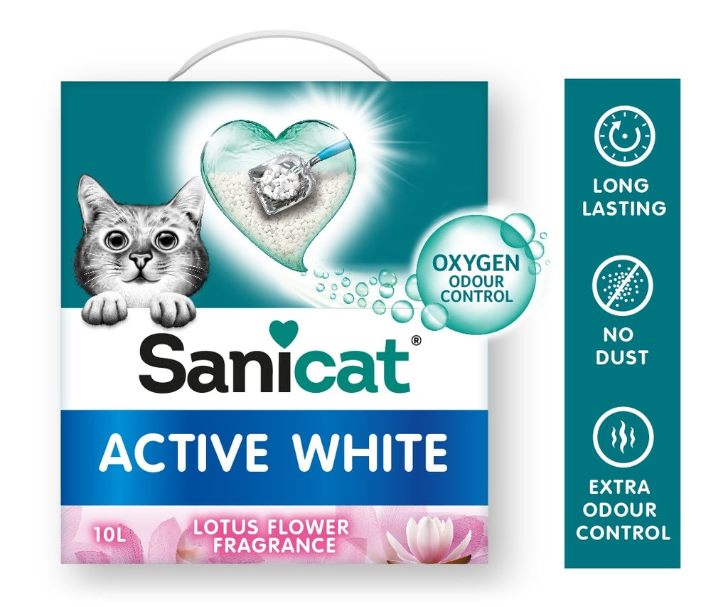 aglomerante active white perfum flor de loto 6 l