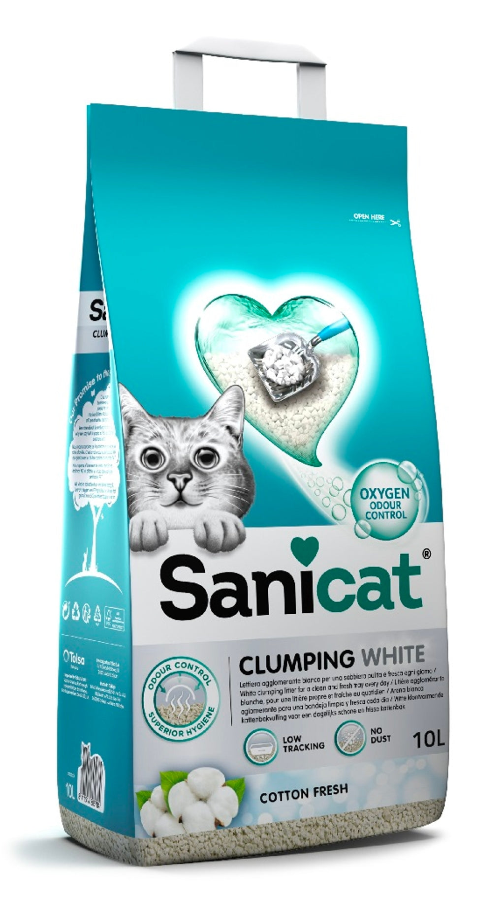 clumping white cotton fresh Imatge principal del producte