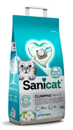 clumping white cotton fresh