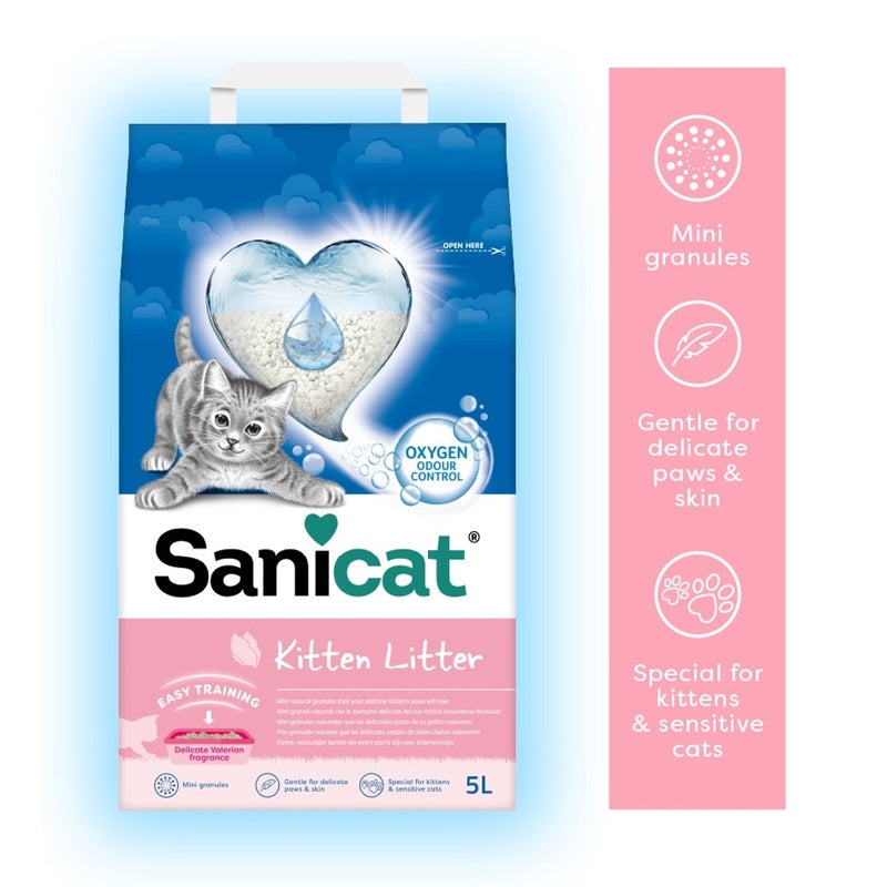 Kitten litter sorra absorbent aroma valeriana par