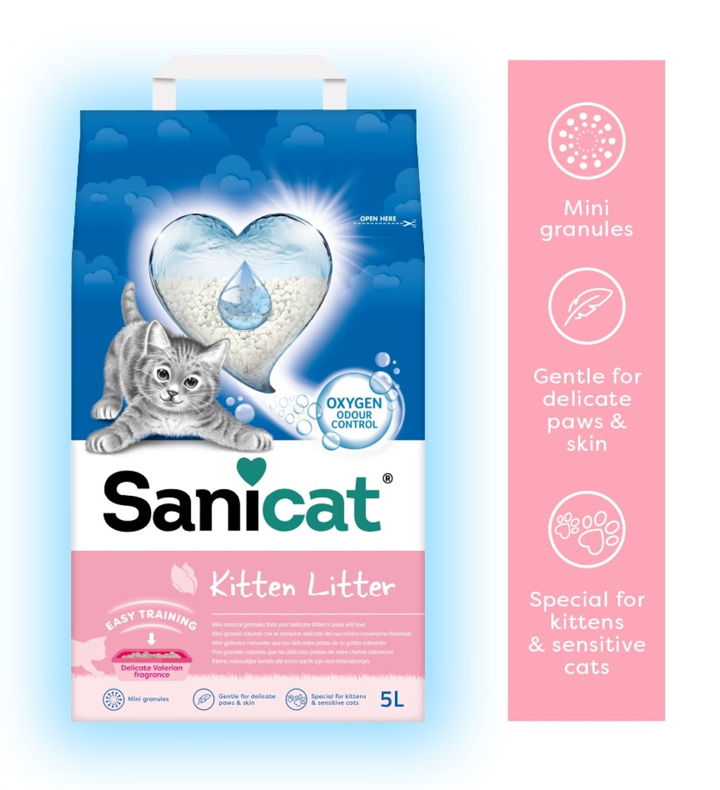 Kitten litter arena absorvente aroma valeriana par
