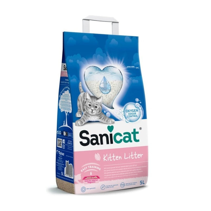 Kitten litter sorra absorbent aroma valeriana par