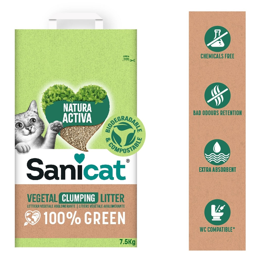 Natura Activa 100% green clumping vegetal