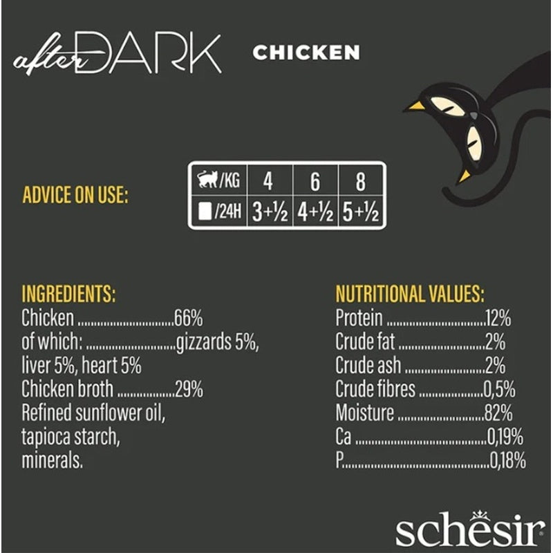 gato After Dark GF filetes pollo lata 80gr