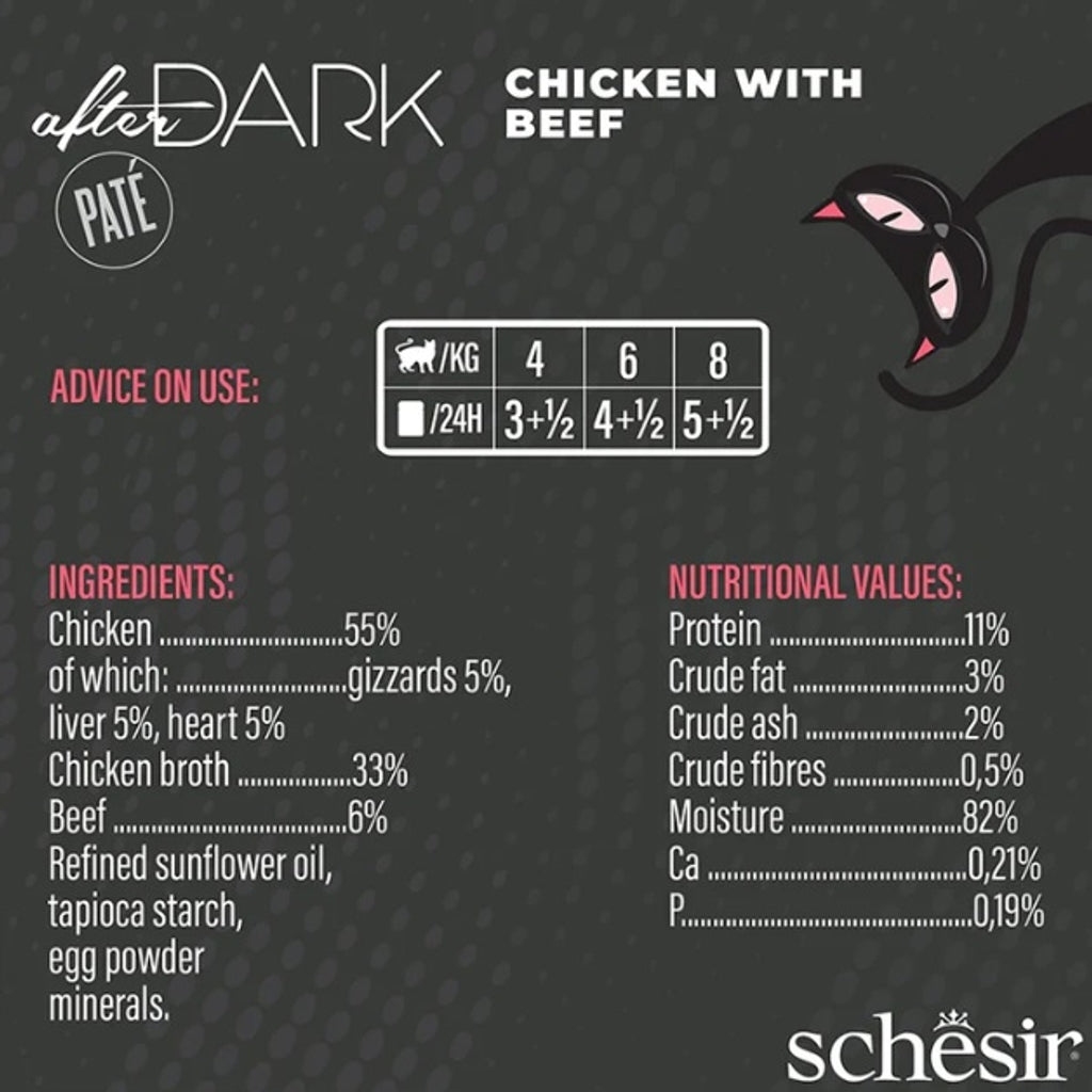 gat After Dark GF paté pollastre i vedella llauna 80 g