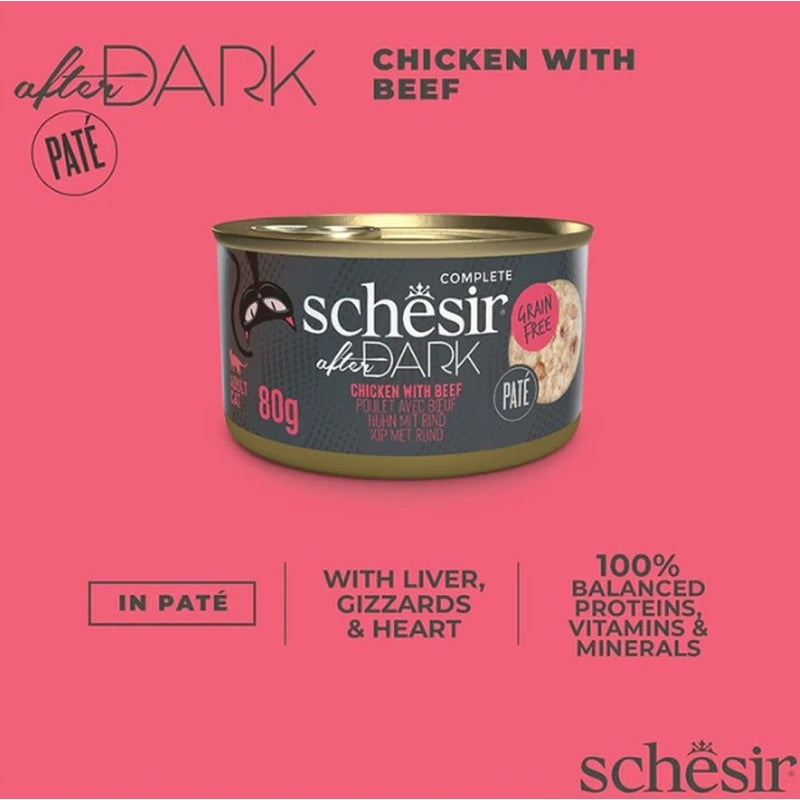 gat After Dark GF paté pollestre i vedella llauna 80 g