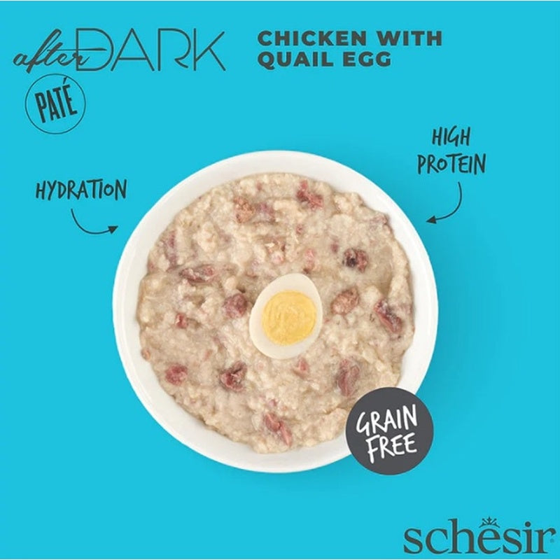 gato After Dark GF paté pollo y huevo codorniz lat