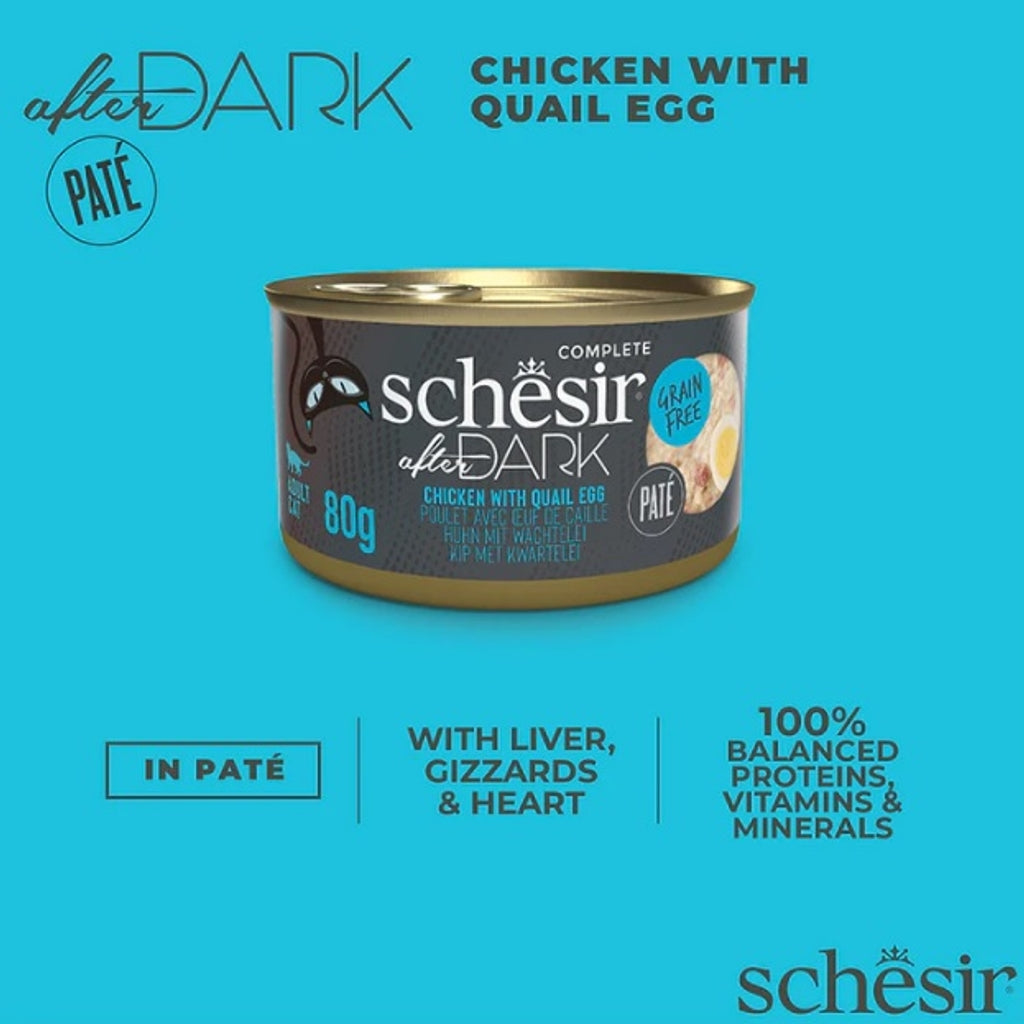 gato After Dark GF paté pollo y huevo codorniz lat