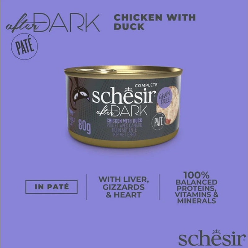gato After Dark GF paté  pollo y pato lata 80gr