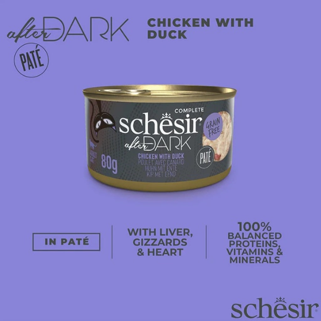 gat After Dark GF paté  pollastre i ànec llauna 80 g