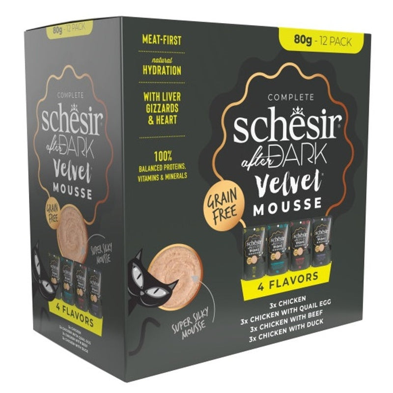 gato After Dark GF Velvet surtido de mousse 12 sob