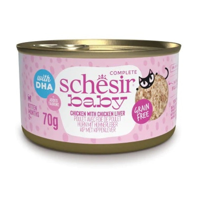 gat baby GF filets de pollestre amb fetge 70 g