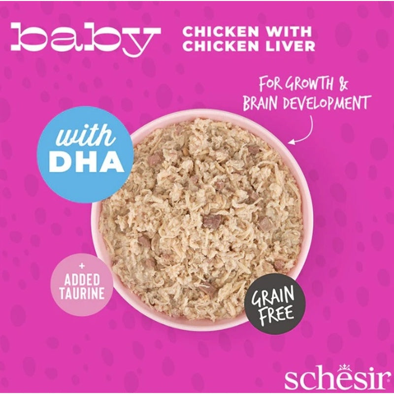 gat baby GF filets de pollestre amb fetge 70 g