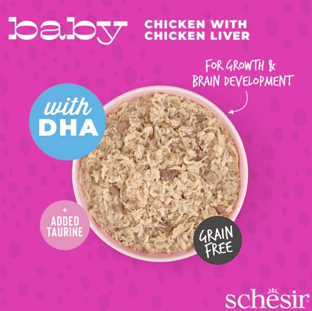 gato baby GF filetes de pollo con hígado 70gr