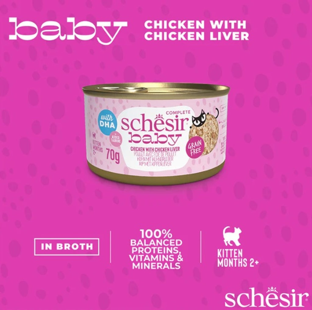 gato baby GF filetes de pollo con hígado 70gr