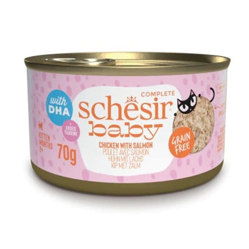 gato baby GF filetes de pollo con salmón lata de 7