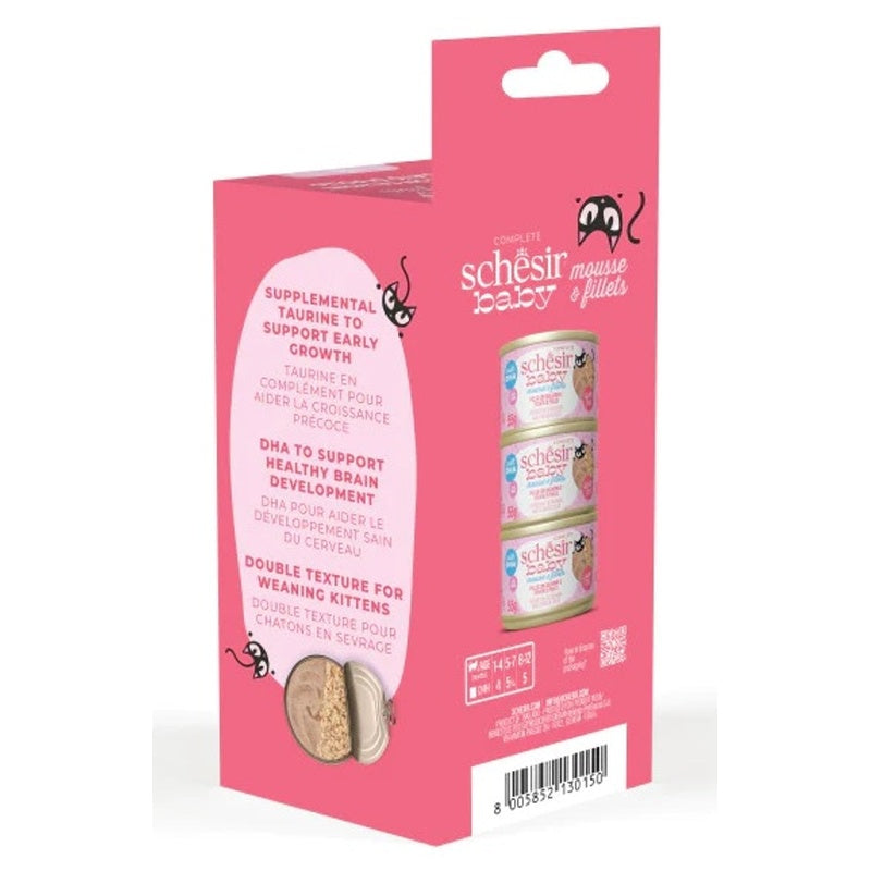 gato baby GF mousse filetes pollo salmón e hígado