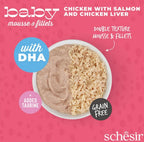 gato baby GF mousse filetes pollo salmón e hígado