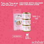 gato baby GF mousse filetes pollo salmón e hígado