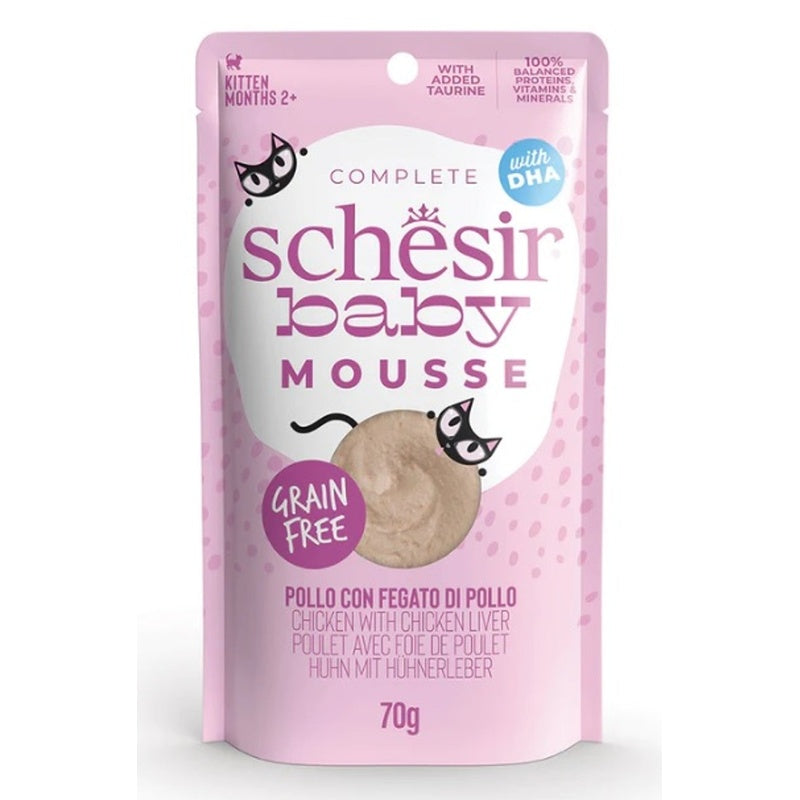 gato baby GF mousse de pollo con hígado 70gr