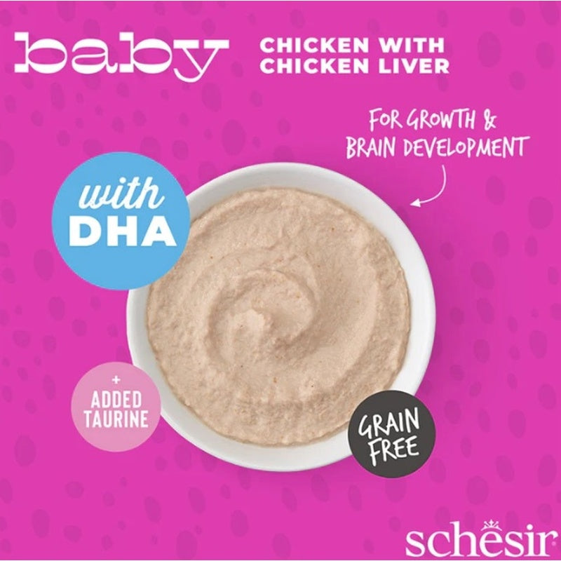 gato baby GF mousse de pollo con hígado 70gr
