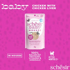 gat baby GF mousse de pollastre amb fetge 70 g