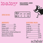 gat baby GF mousse de salmó amb pollastre 70 g