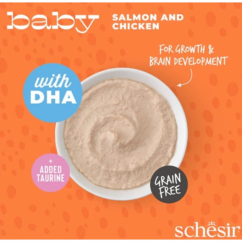 gat baby GF mouses de salmó amb pollestre 70 g