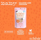 gat baby GF mousse de salmó amb pollastre 70 g