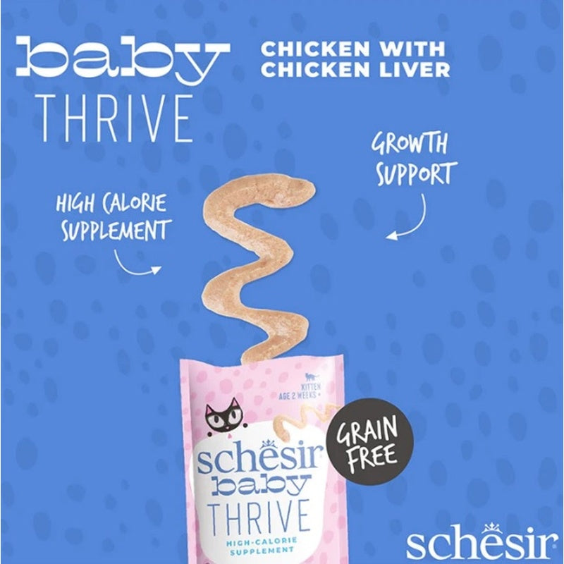 gato baby thrive pollo con hígado 20x8gr