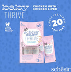 gato baby thrive pollo con hígado 20x8gr
