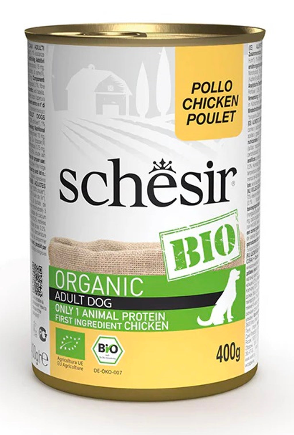 gos llauna bio pollastre 400 g