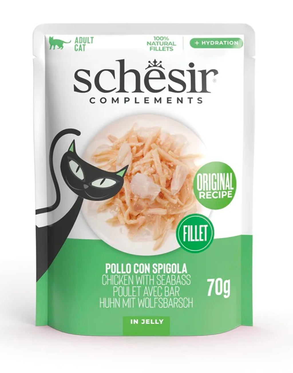 gat pouch pollastre i lubina 70 g