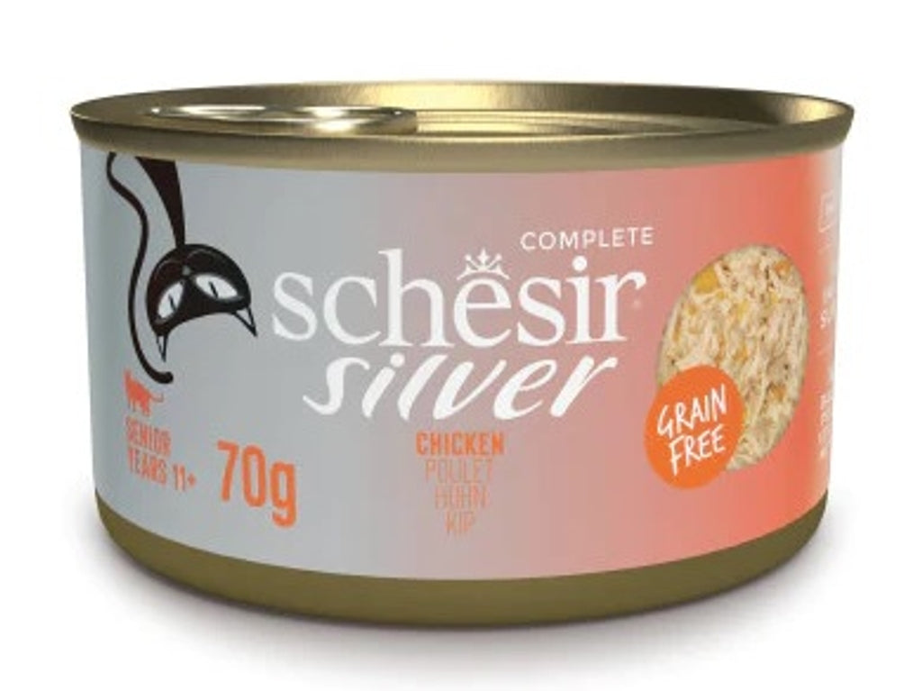 gato senior Silver GF filetes de pollo lata de 70g Imagen principal del producto