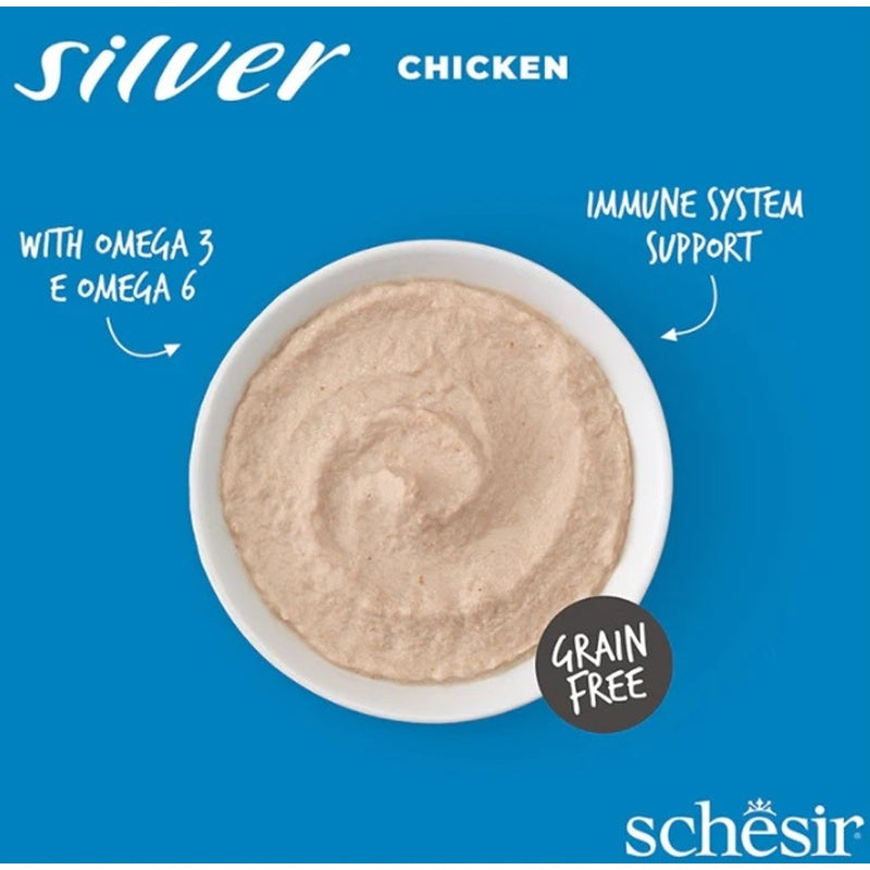 gato senior Silver GF mousse de pollo sobre de 80g