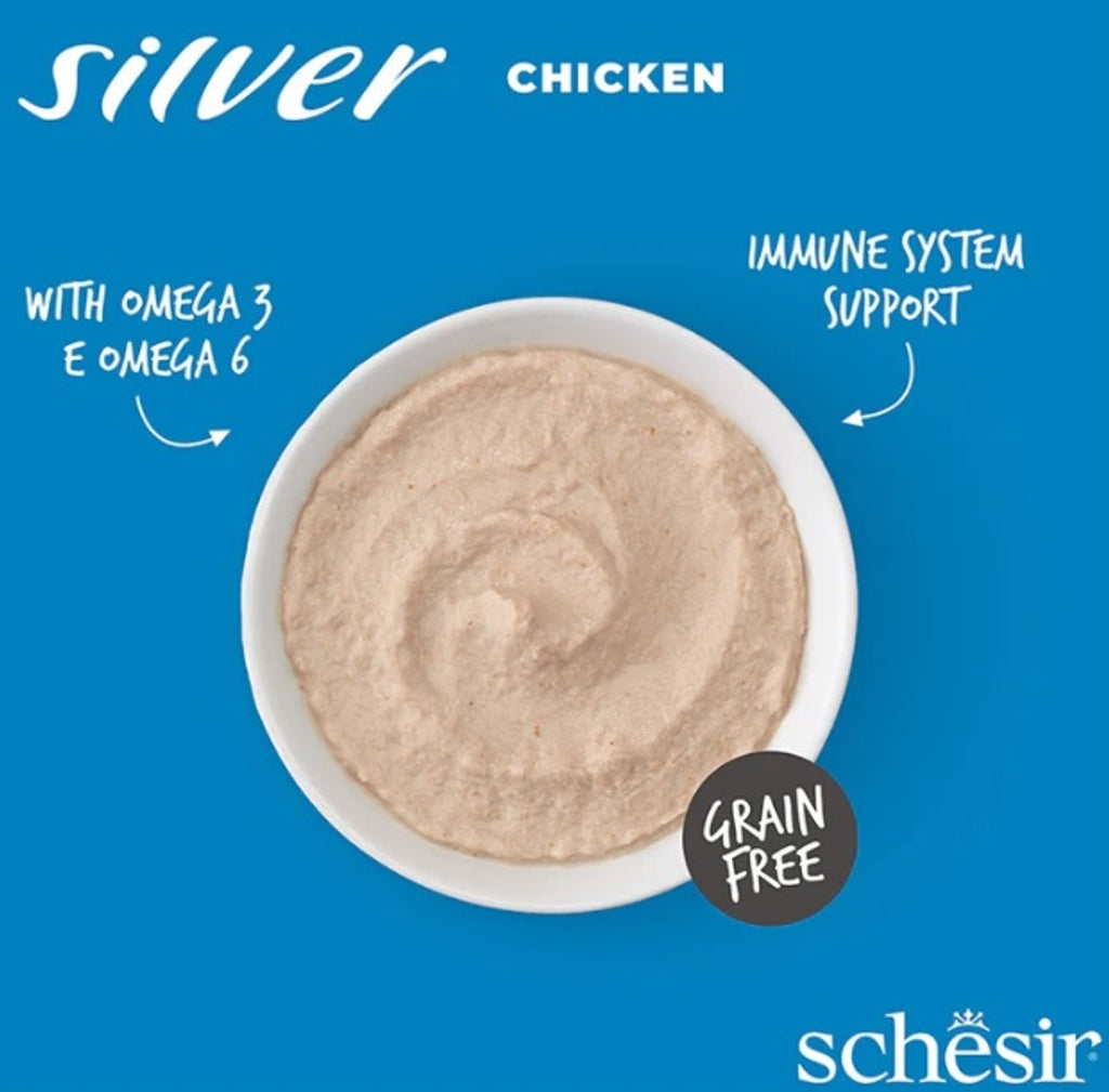 gato senior Silver GF mousse de pollo sobre de 80g