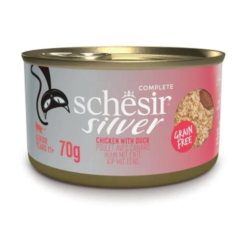gato senior Silver GF mousse con filetes de pollo