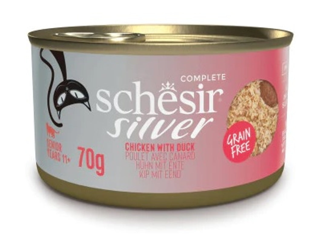 gato senior Silver GF mousse con filetes de pollo