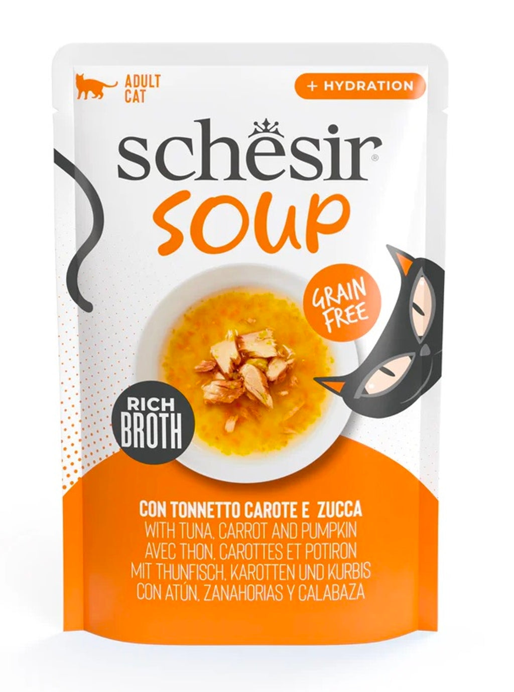 gato sopa de atún salvaje con calabaza 40gr