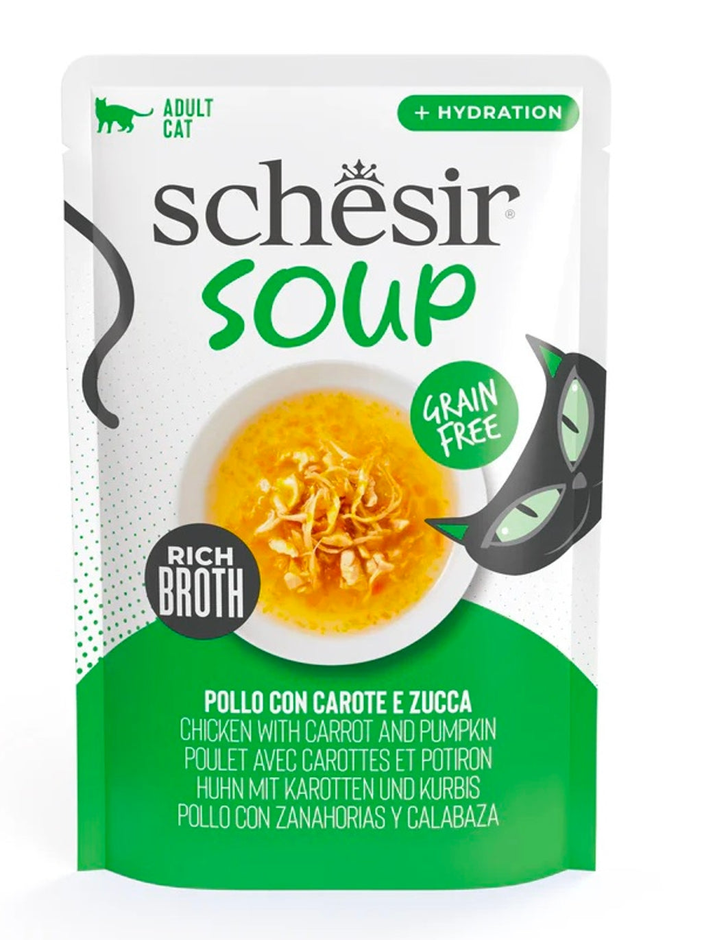 gato sopa de pollo con calabaza 40gr Imagen principal del producto