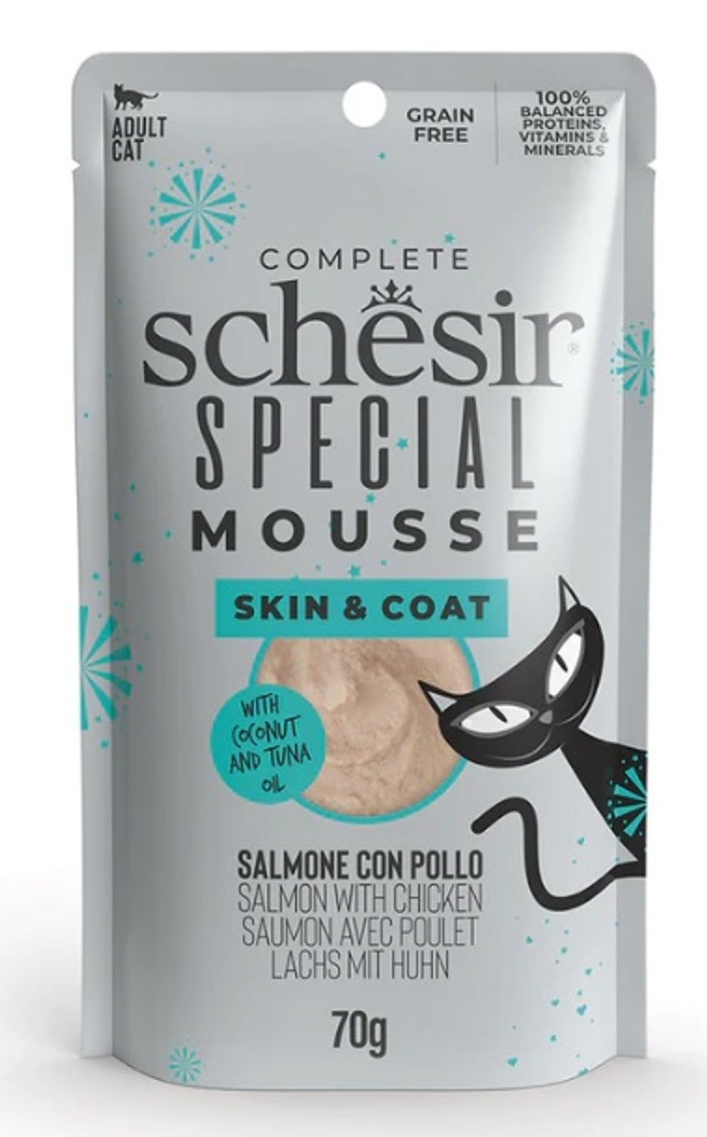 gato Special GF Skin&coat salmón y pollo 70gr