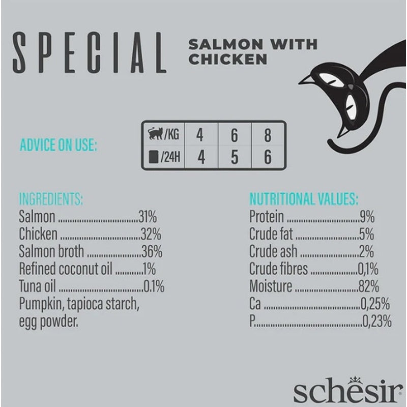 gato Special GF Skin&coat salmón y pollo 70gr